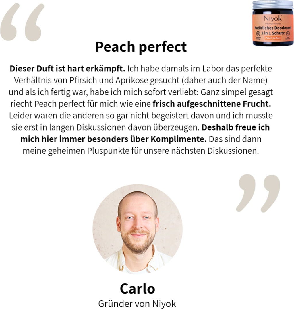 Niyok  2in1 Deo & Antitranspirant Peach Perfect, 40 ml