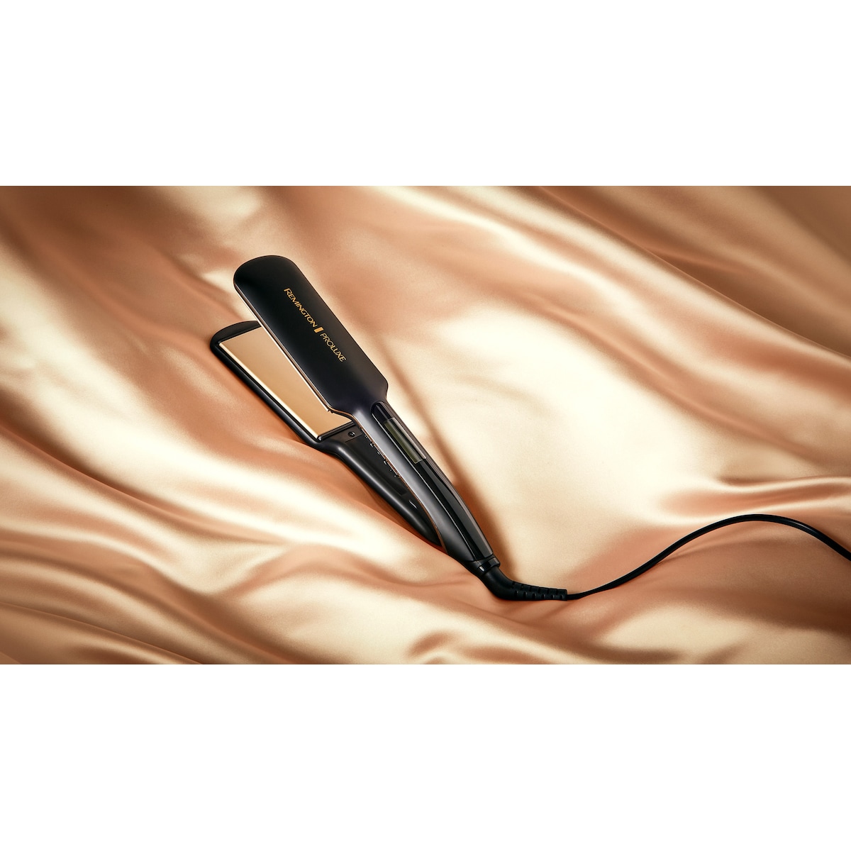 Remington PROLuxe Midnight rettetang S9150B (sort og rosegull)