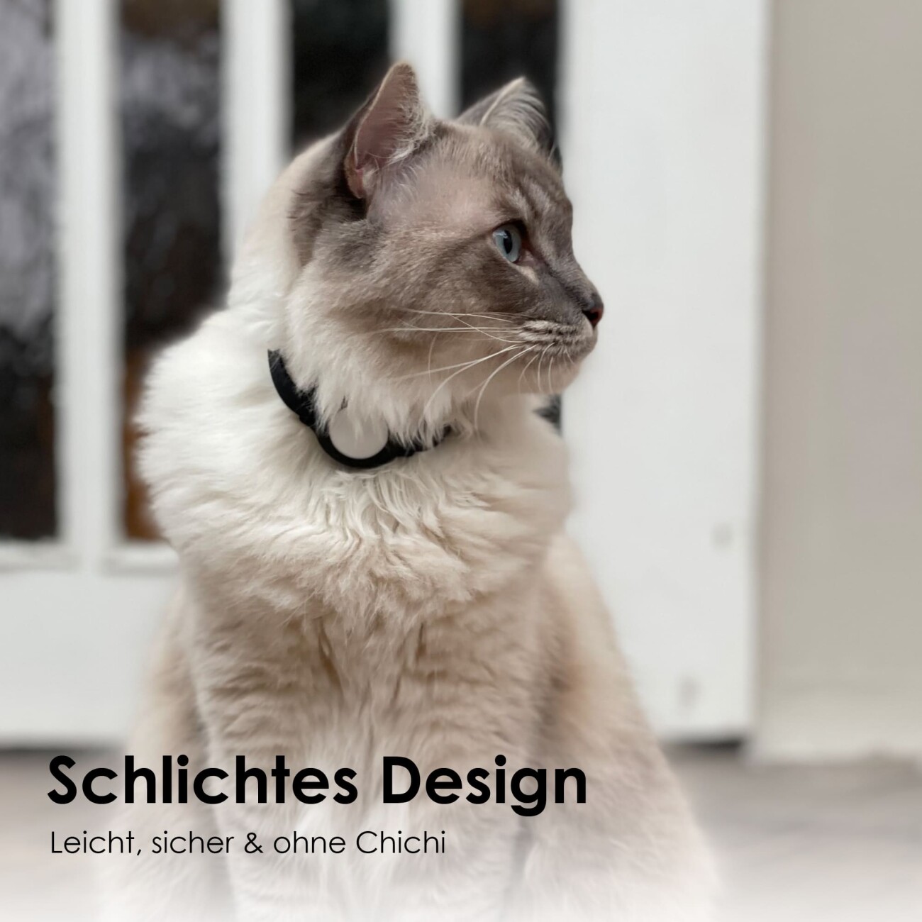 LucyBalu NEMO AirTag Katzenhalsband (Silikon) neon pink