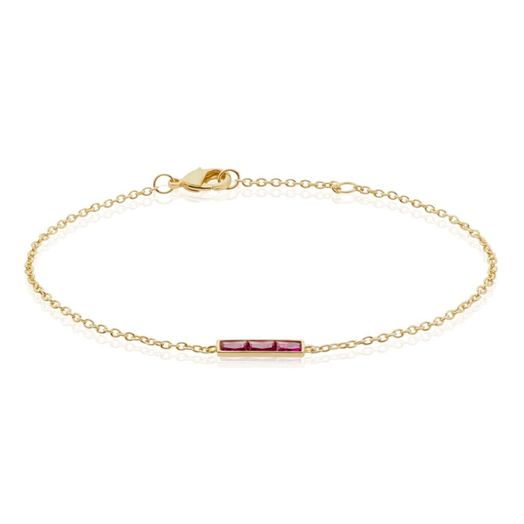 Bracelet Plaqué Or Linnert Spinelles