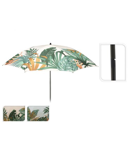 Homestyle Strandparasol Bladeren - Recreatie - Ø200 cm