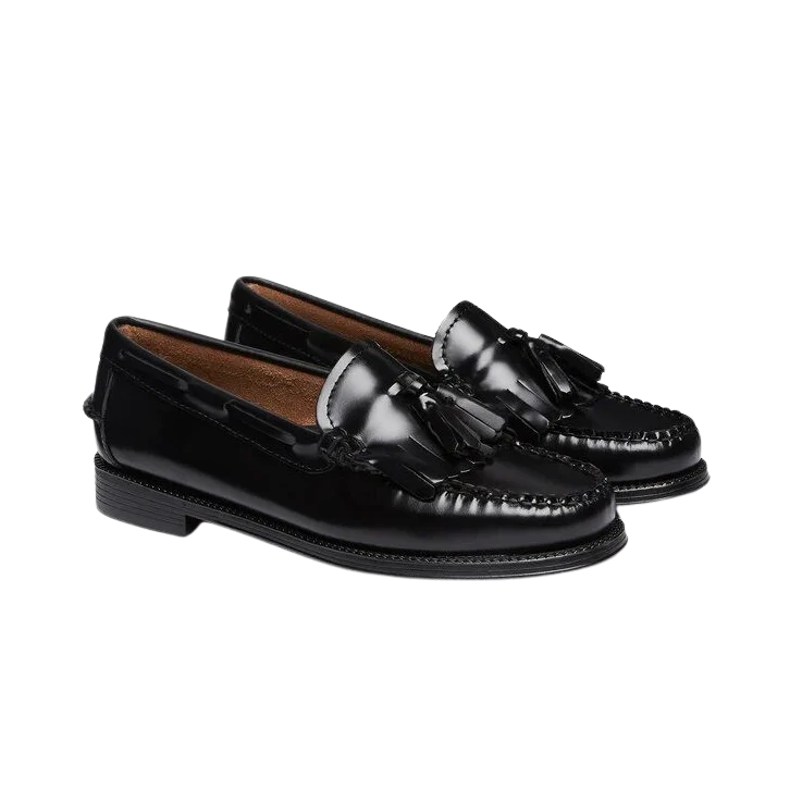 G.H BASS  Weejun Esther Kiltie loafers - Black Leather