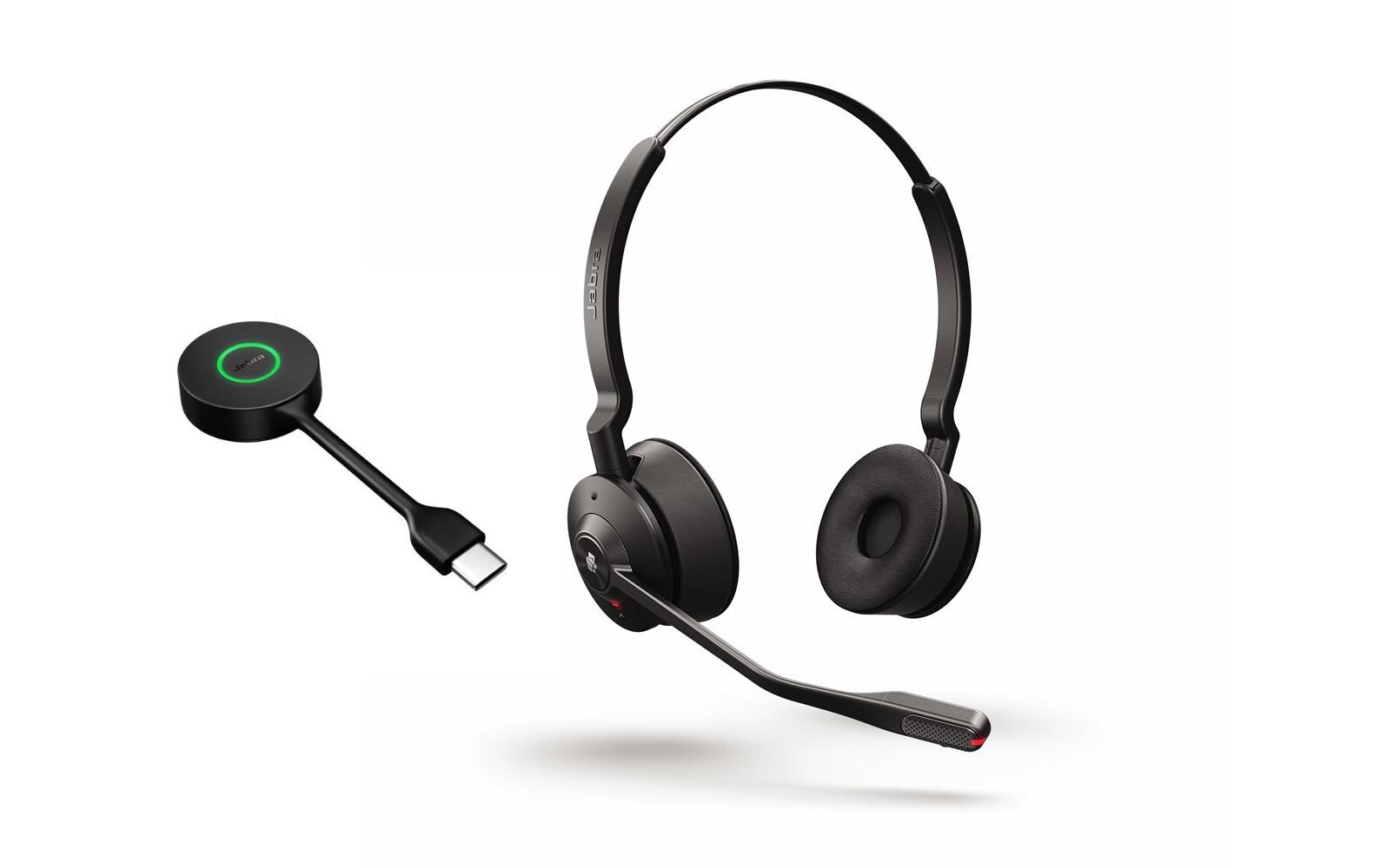 Headset Engage 55 MS Duo USB-C<br>Professionell klingende Anrufe. Ganz gleich, wo Sie arbeiten