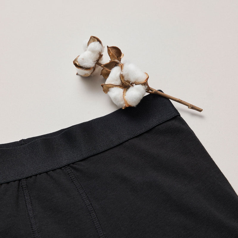 Boxershorts ohne Logo aus Bio-Baumwolle Mix (Schwarz/Grau/Hellgrau)