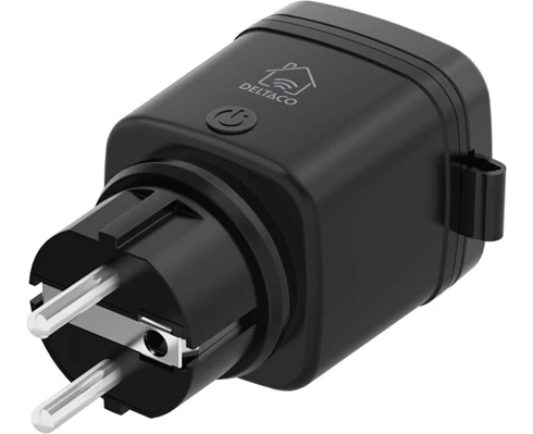 Deltaco Smart Outdoor Plug Energy Monitor Black