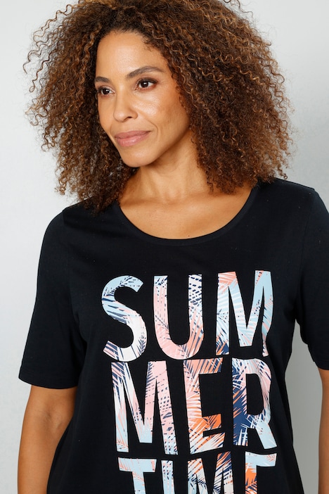 T-Shirt, Summertime, Rundhals, Halbarm