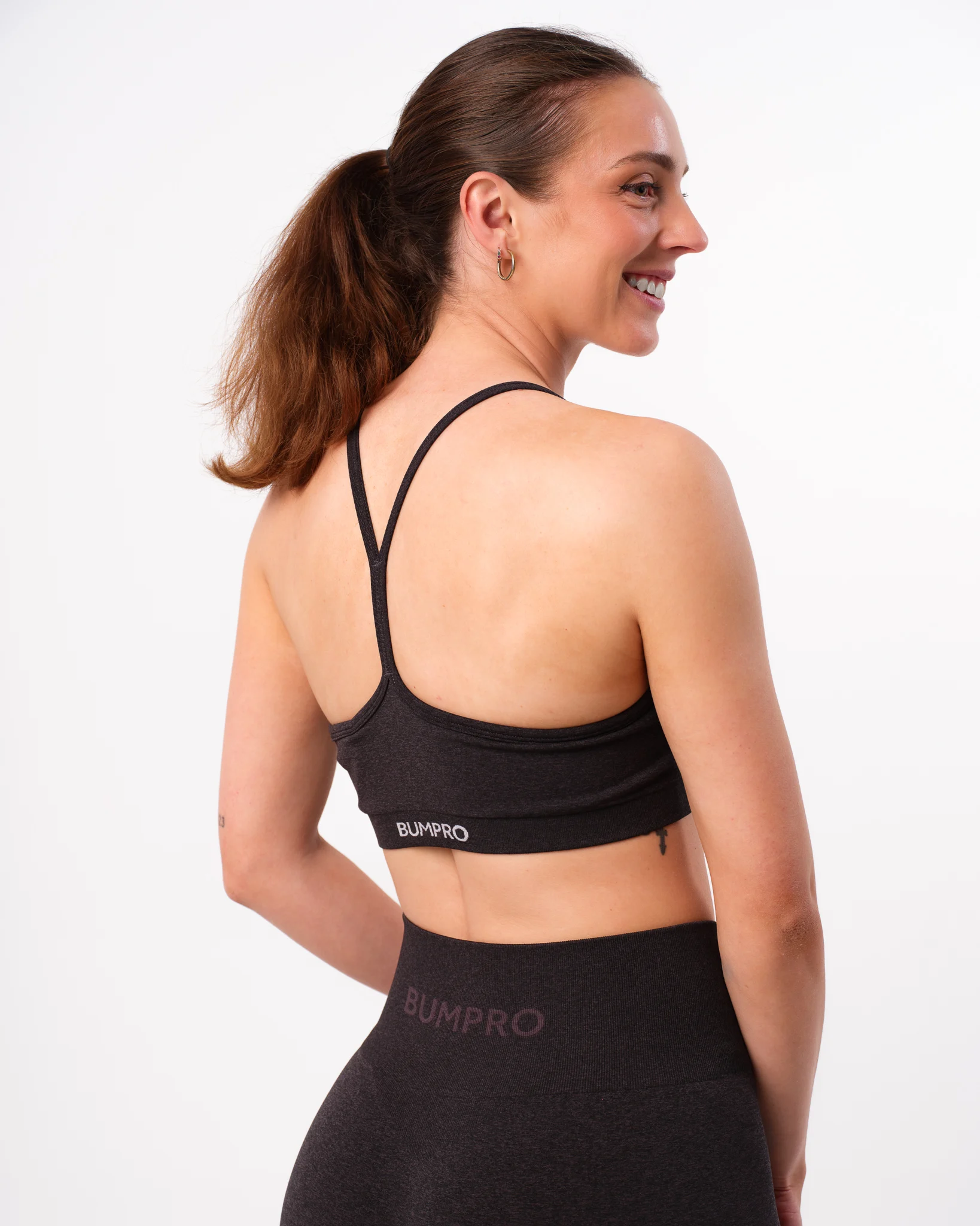 Bumpro Beam Clean Mini Bra Black Iron Marl