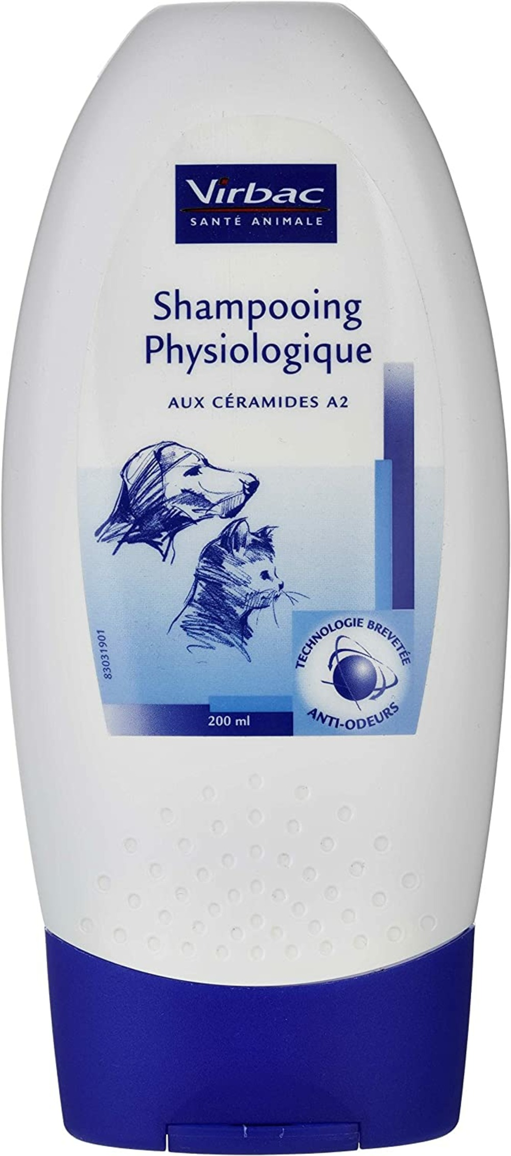 Shampooing physio céramide a2 chien 200 ml
