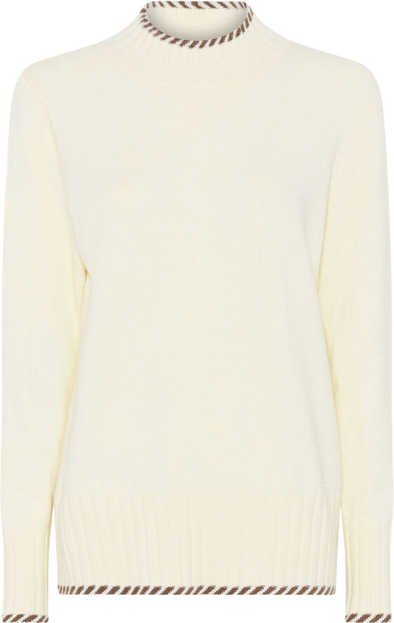 Micha Jumper_ Carpet Edge Knit Offw/cogna