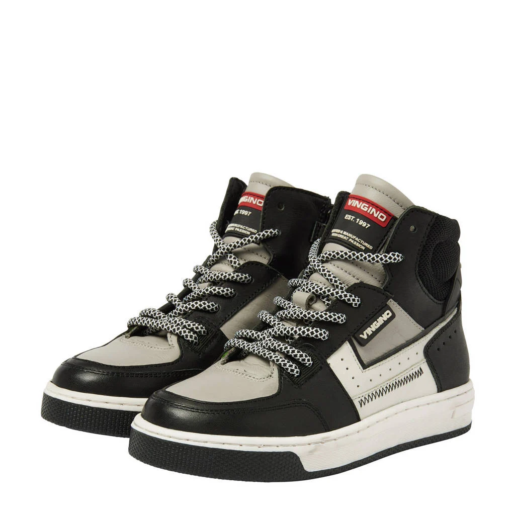 Vingino Duncan Midleren sneakers zwart
