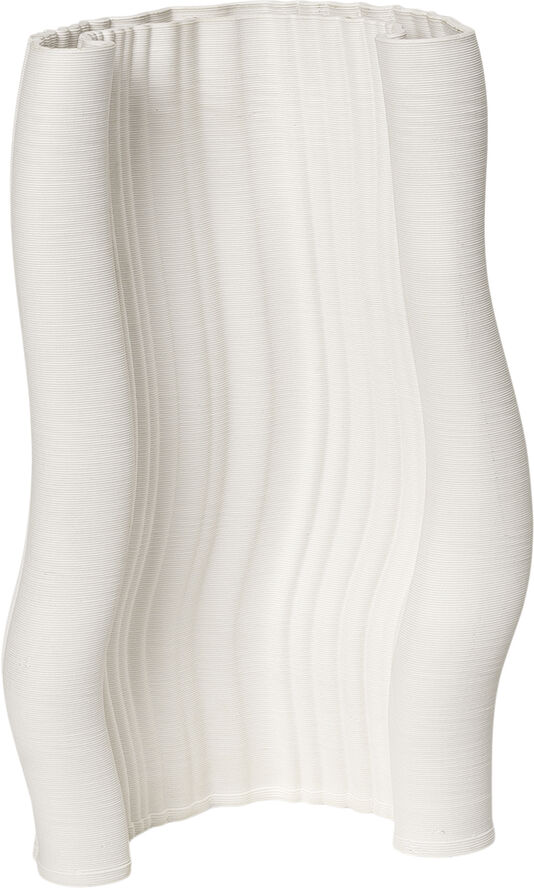 ferm LIVING Moire Vase - Off-White Off-white