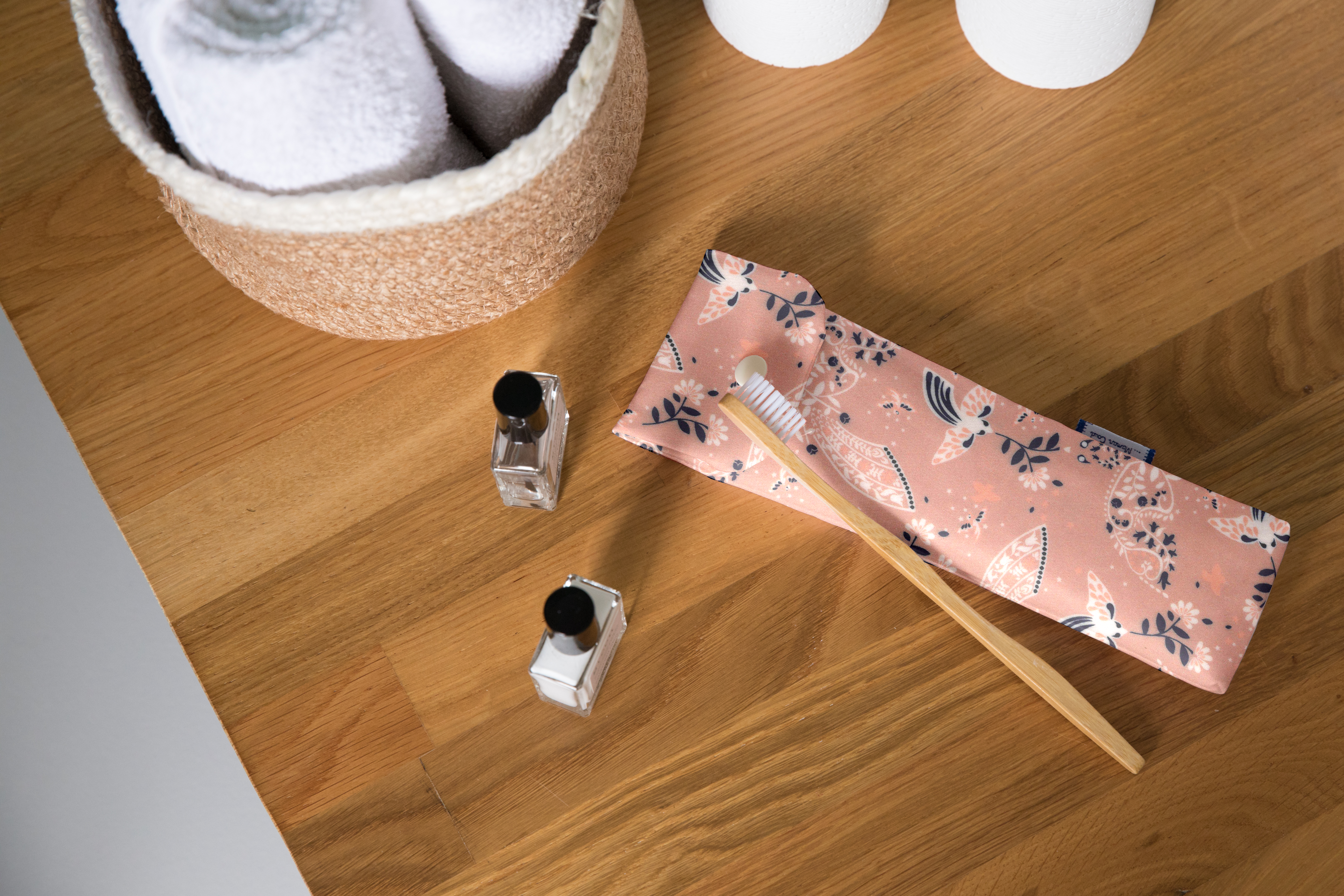 Pochette Brosse À Dents Oiseau Bandana