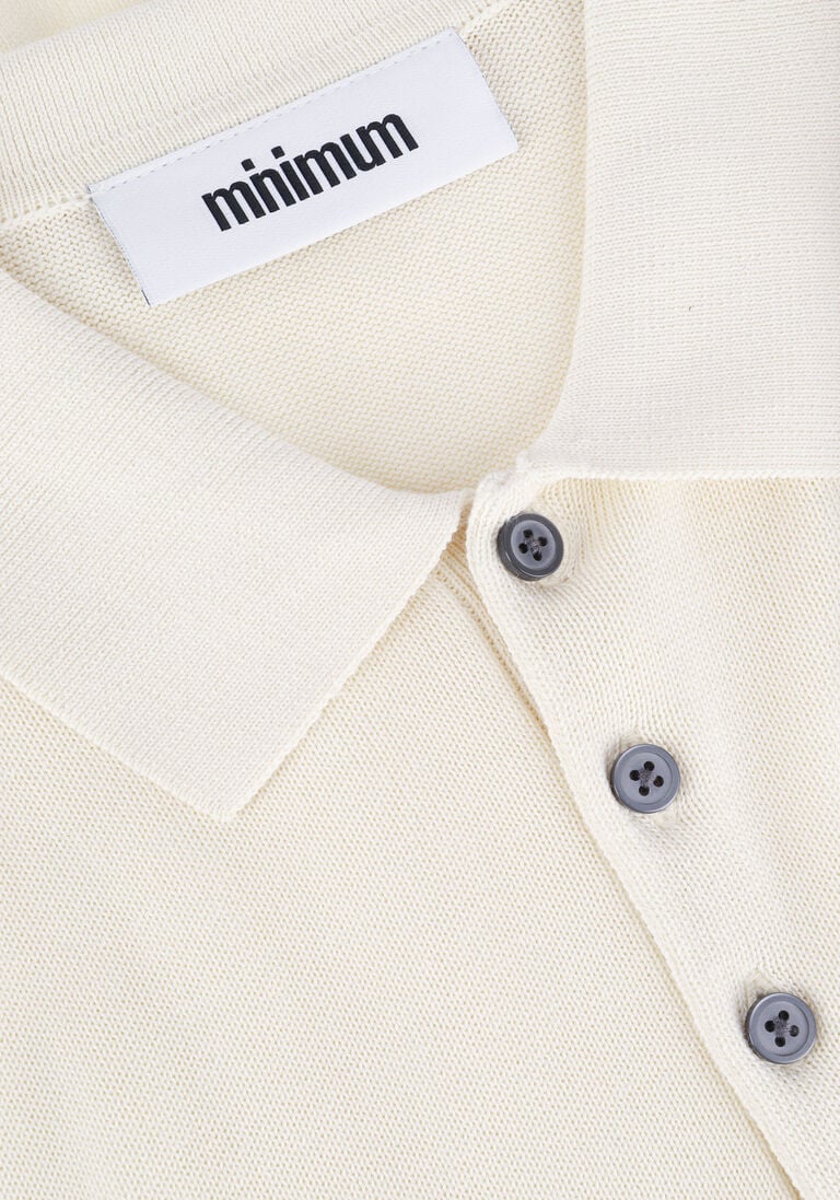 MINIMUM ecru minimum polo cavli ss