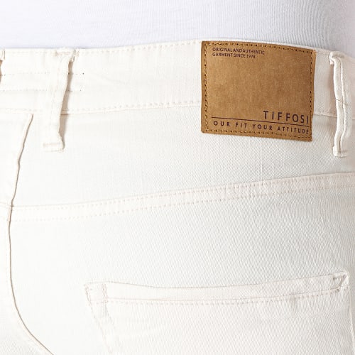 Short Jean Slim 10049733 Beige Clair