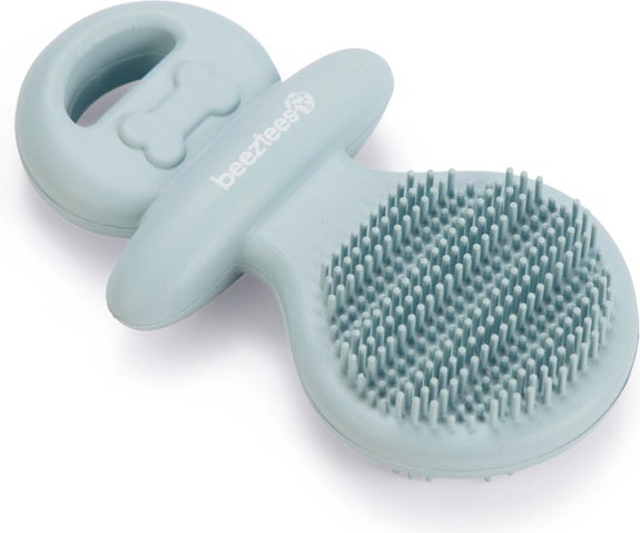 Beeztees hondenspeelgoed fopspeen Dental puppy groen 9,5 x 5,5 x 2 cm