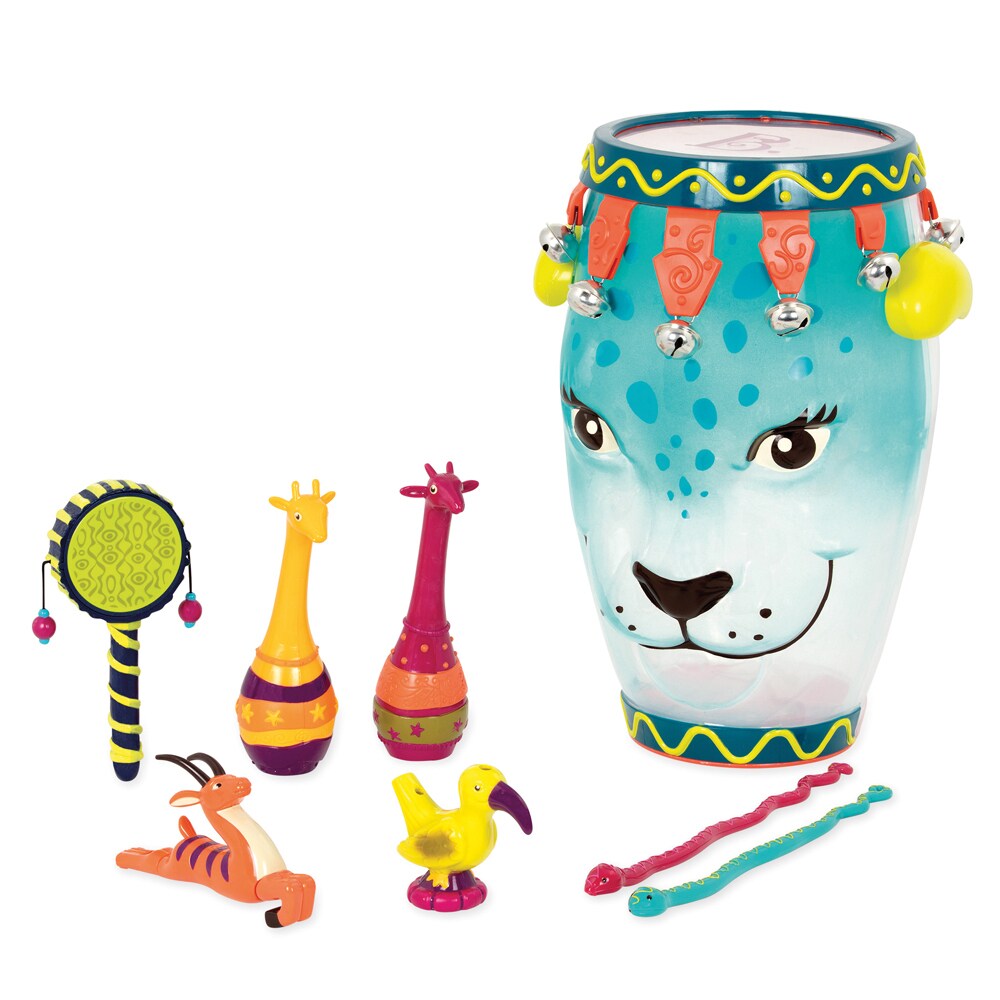 B.TOYS B. Jungle Drum - Trommel mit Instrumenten