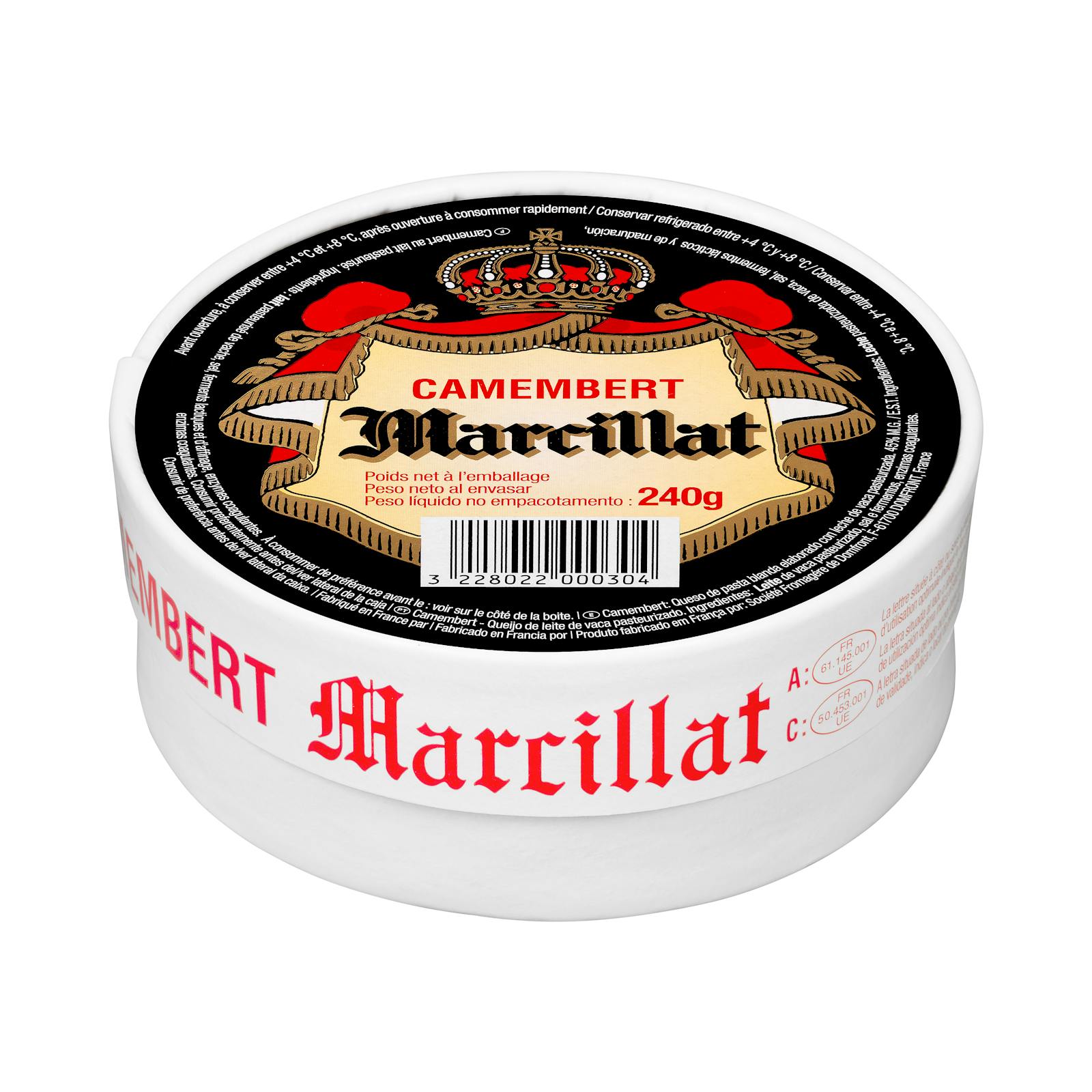 Camembert au lait de vache Marcillat
