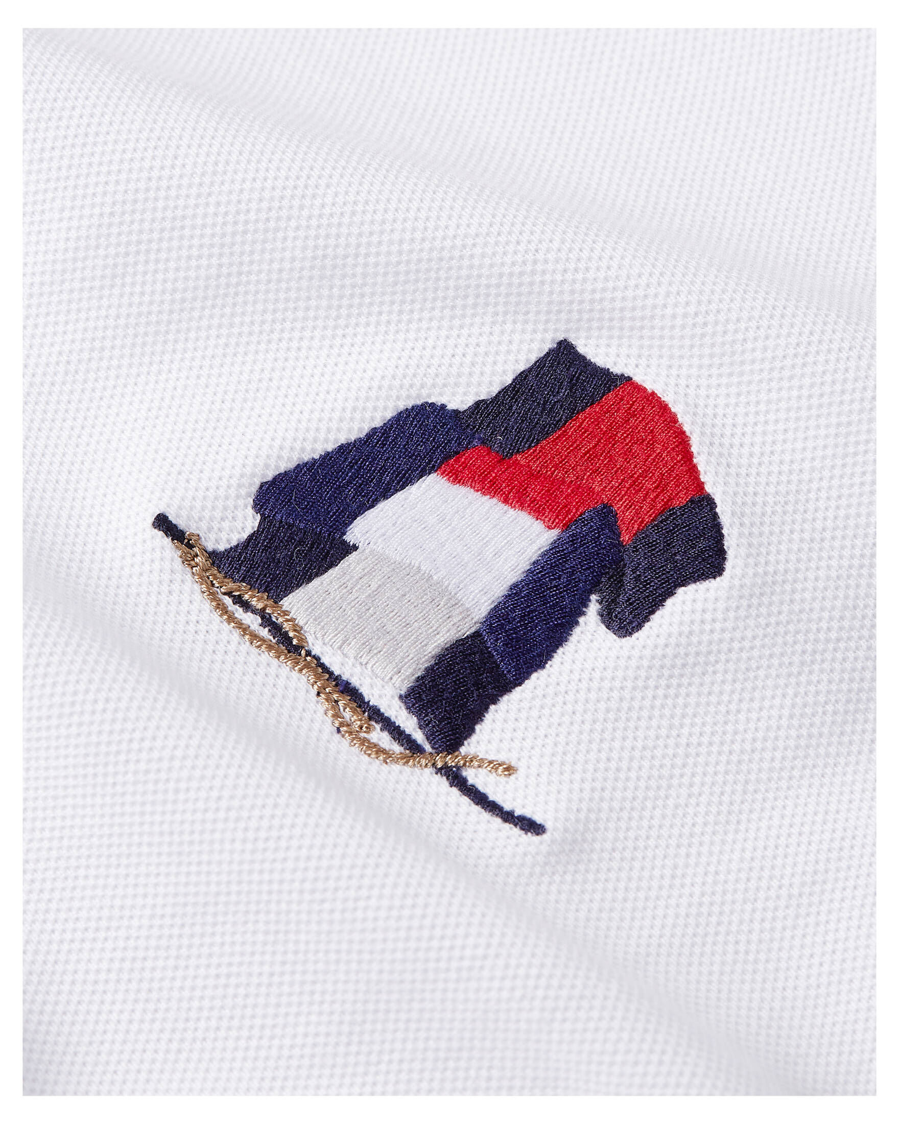 Tommy Hilfiger| Herren Poloshirt WAVY FLAG PIQUE STRUCT REG POLO Kurzarm