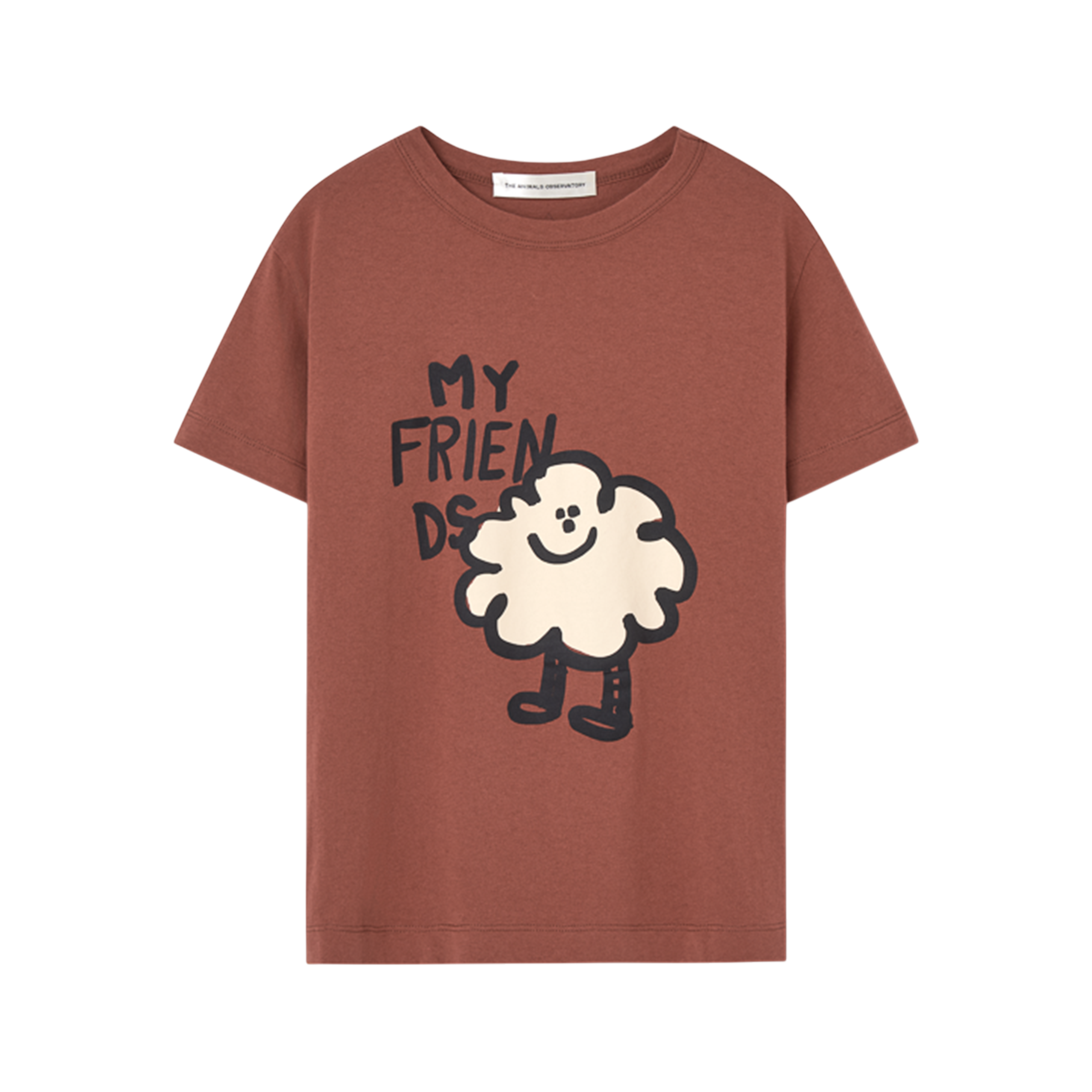 T-Shirt Rooster Brown