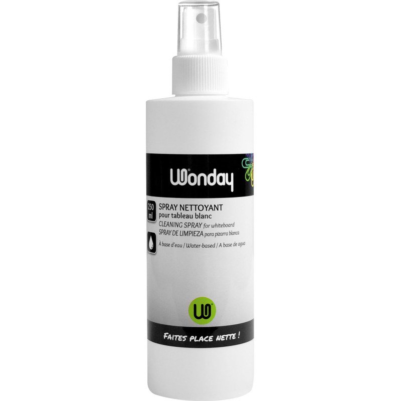 Spray nettoyant pour tableaux blancs Wonday 250 ml