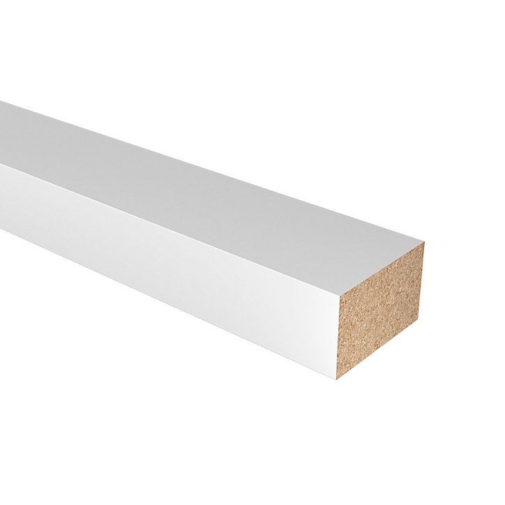 Tasseau blanc L. 240 cm x H. 4 cm Caraway Innovo GoodHome