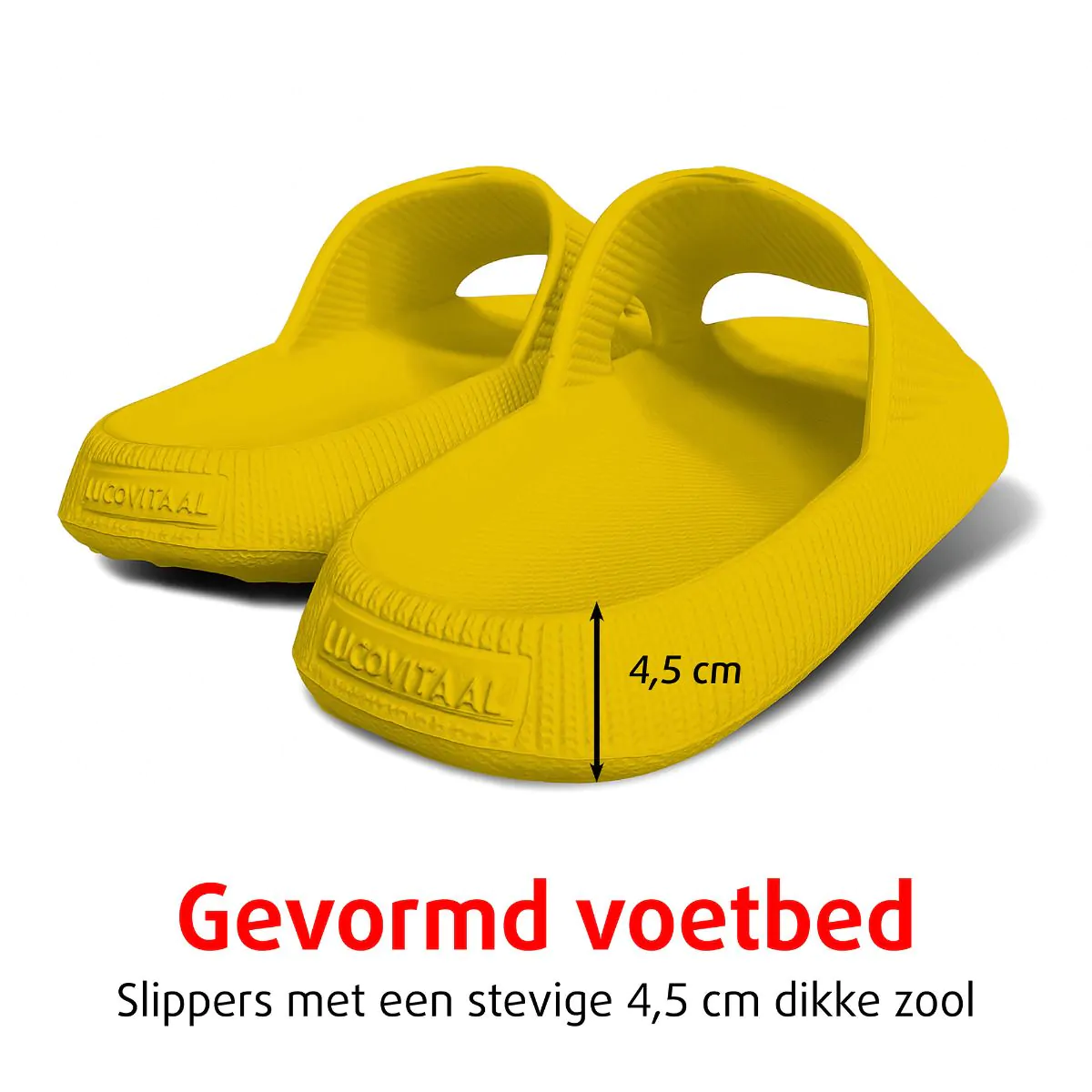 Orthopedische Zomer Badslippers (Geel)