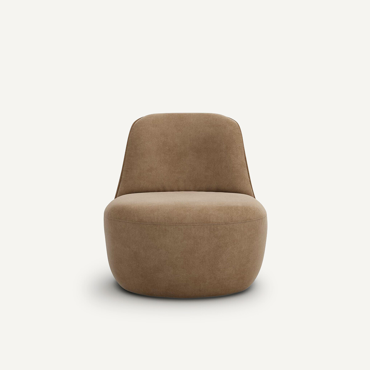AM.PM<br>Draaifauteuil em fluweel lavado com pedra, Rosebury