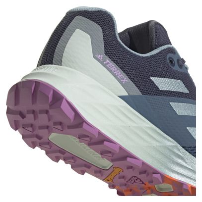 Chaussures Trail Running adidas Terrex Two Flow Bleu Rose Orange Femme