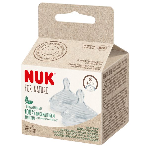 Nuk for Nature Tetina Silicone Tam S 2 unidades