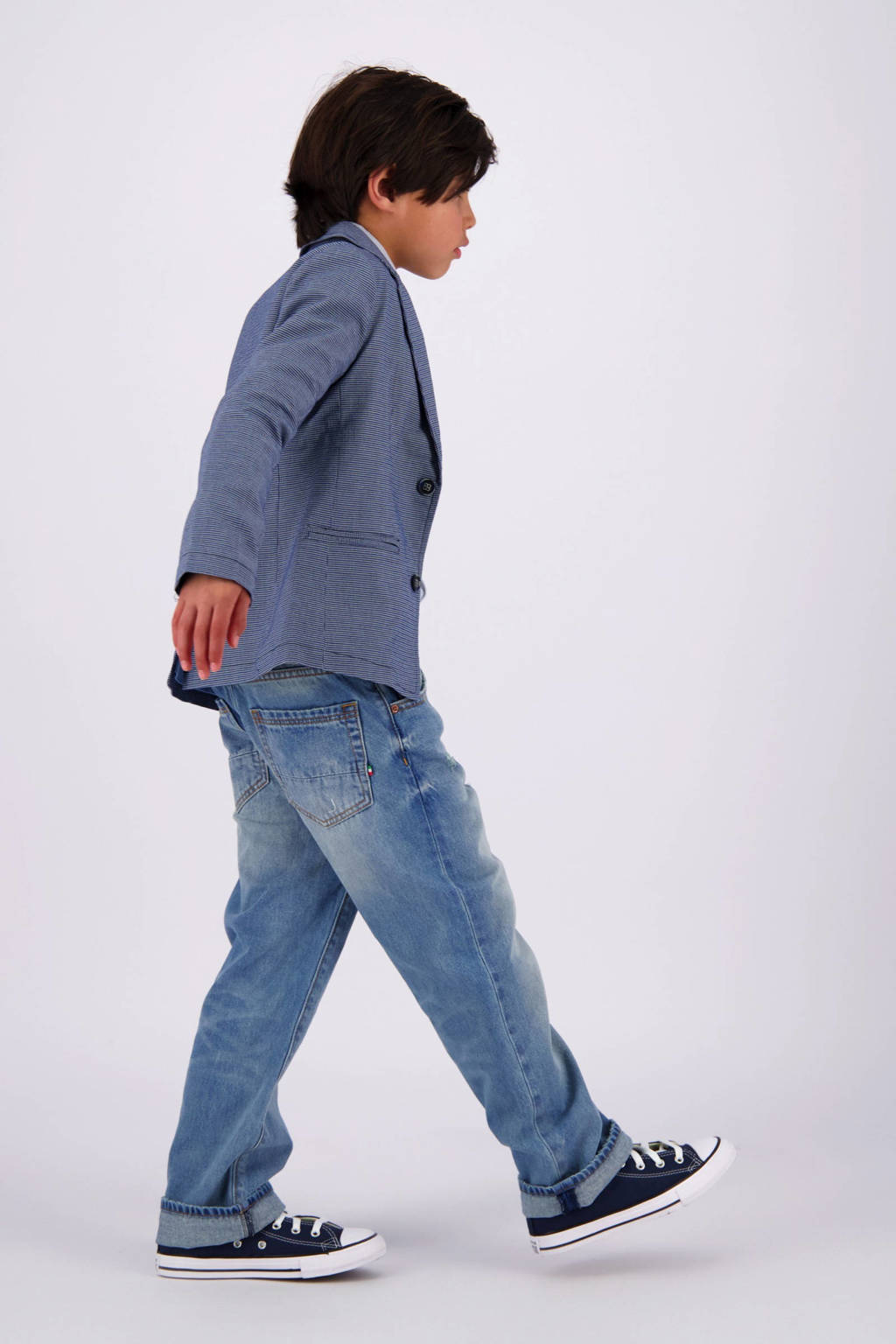 Vingino loose regular waist jeans light blue denim