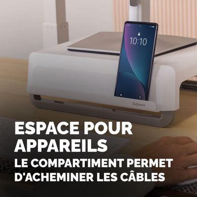 Fellowes Breyta - Support pour écran jusqu'à 15kg - blanc