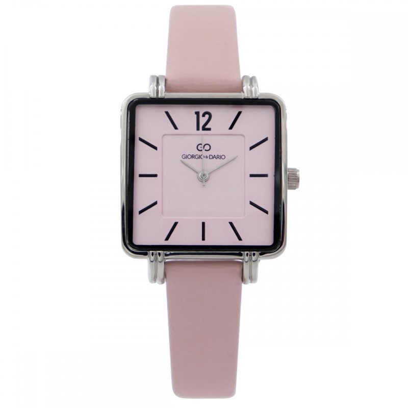 Montre Femme GIORGIO bracelet Cuir Rose