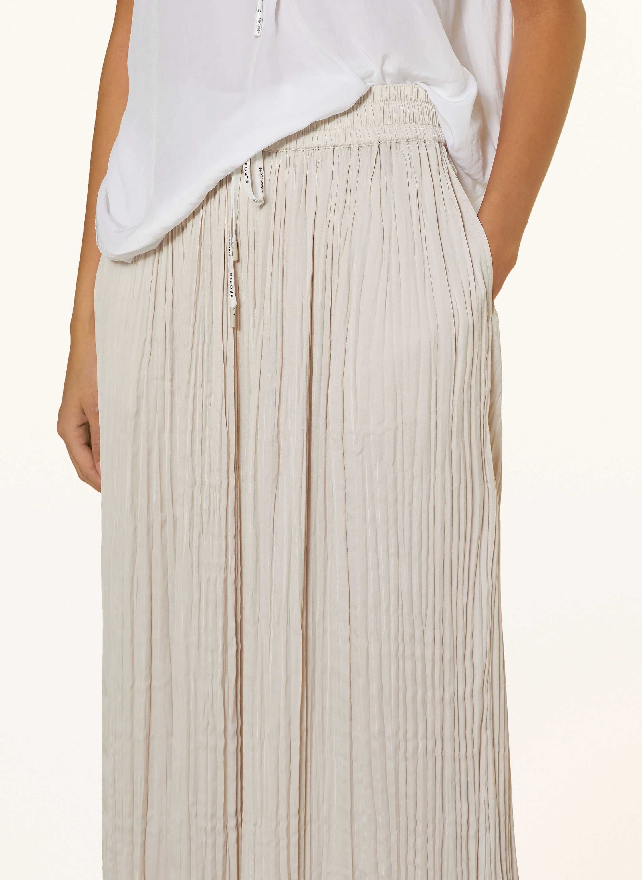 MARC CAIN Culotte WOLIN mit Plissees