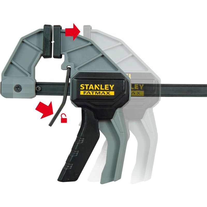 Serre-joint M moyenne puissance 150 mm - Fatmax