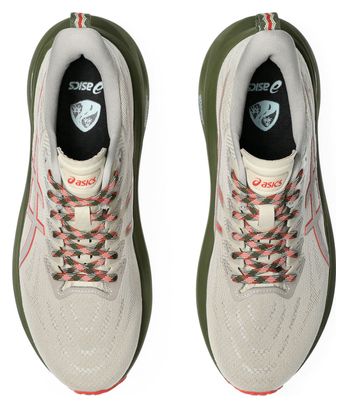 Chaussures Running Asics GT-2000 13 TR Kaki/Rouge Homme