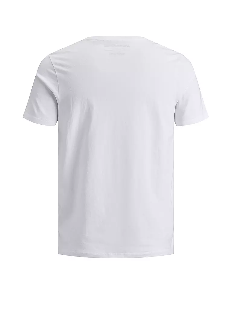 JACK & JONES T-Shirt JJEORGANIC weiss