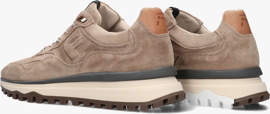 beige floris van bommel lage sneakers sfm-10238 de gripper