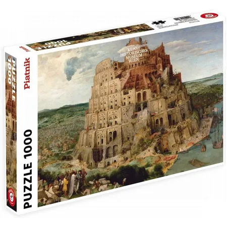 Piatnik Puzzle Brueghel Turm von Babel, 1000 Teile
