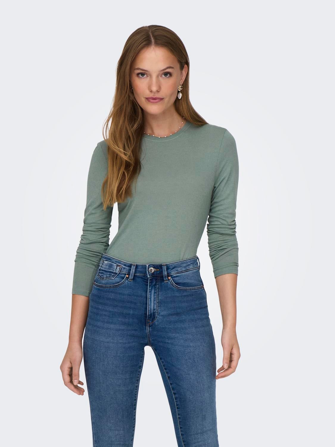 JDYSUMA Top Chinois Green