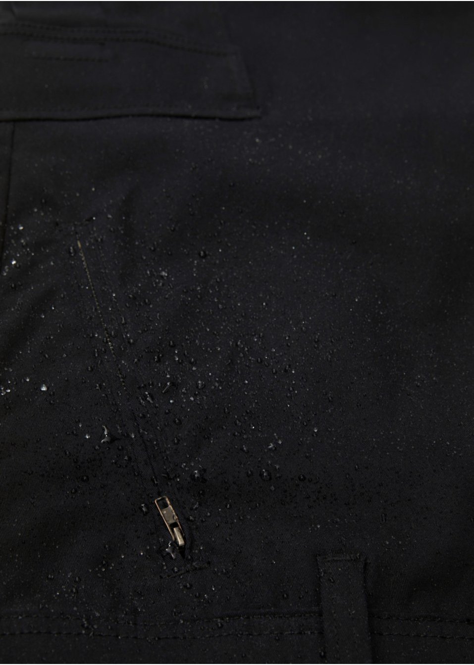 Pantalon fonctionnel étanche en twill extensible avec poches cargo, Straight