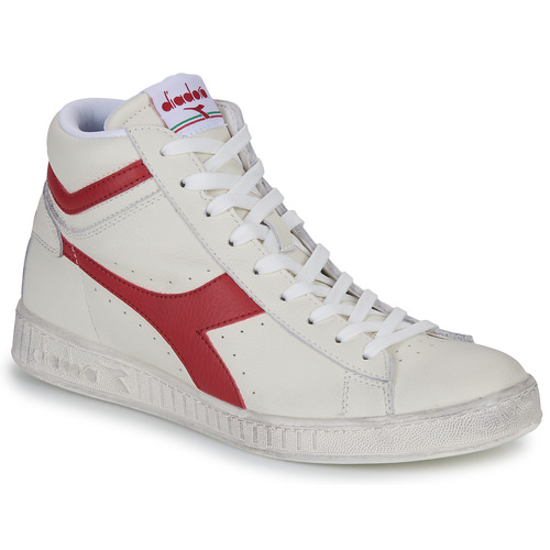 Diadora - GAME L HIGH WAXED - Blanc / Rouge