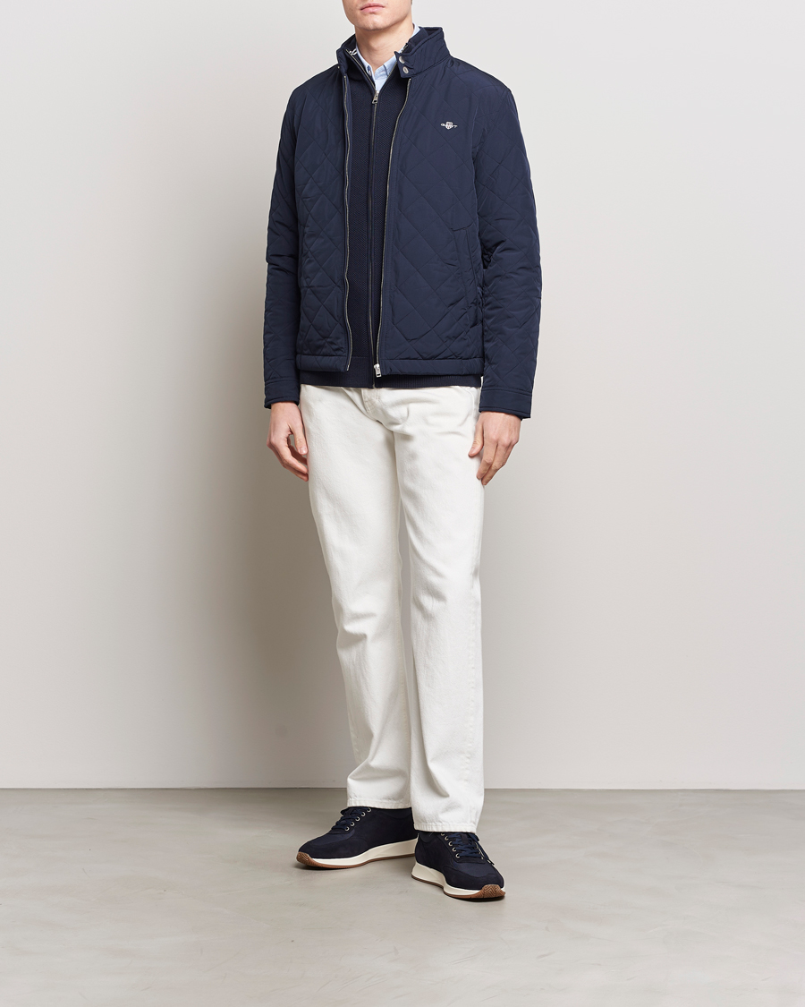 GANT The Quilted Windcheater Evening Blue