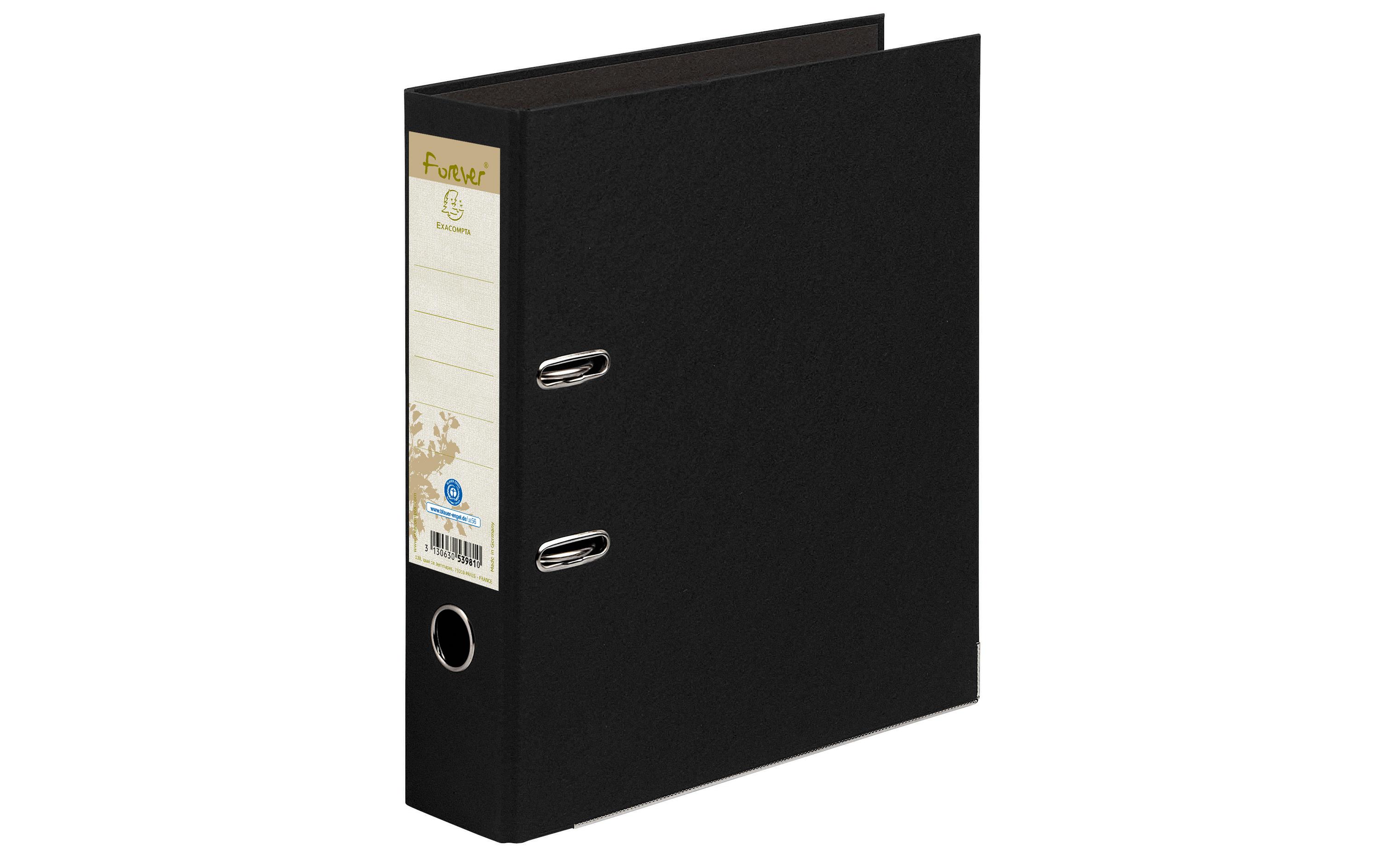 Ordner PREM-Touch Maxi Forever 8 cm, SchwarzA4-Ordner mit verstärkten Metallkanten
