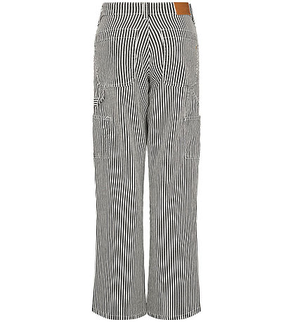 Sofie Schnoor Mädchen Jeans - Gestreift - Black
