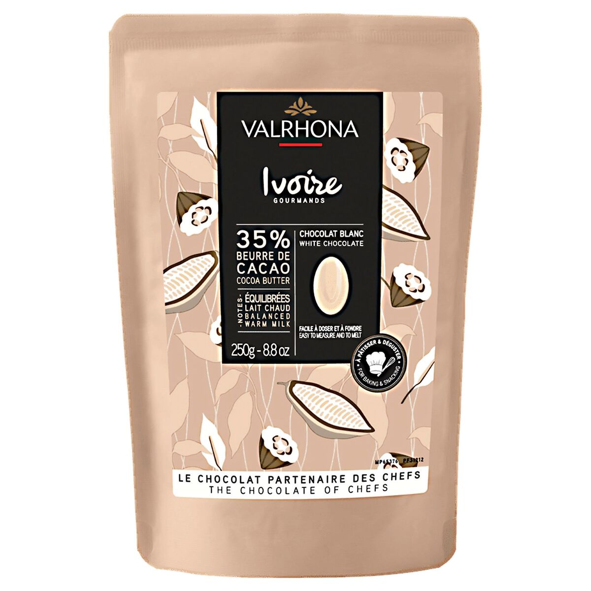 Valrhona Ivoire 35%, 250 g