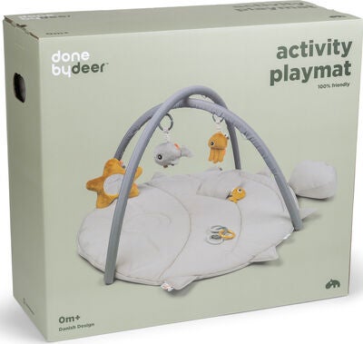 Done By Deer Babygym Sea Friends, Grey
