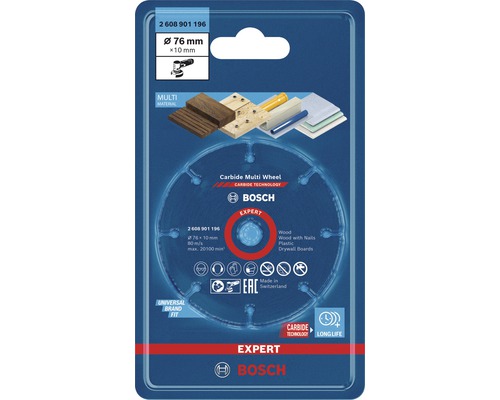 Bosch doorslijpschijf Carbide Multiwheel Expert Ø 76x10 mm