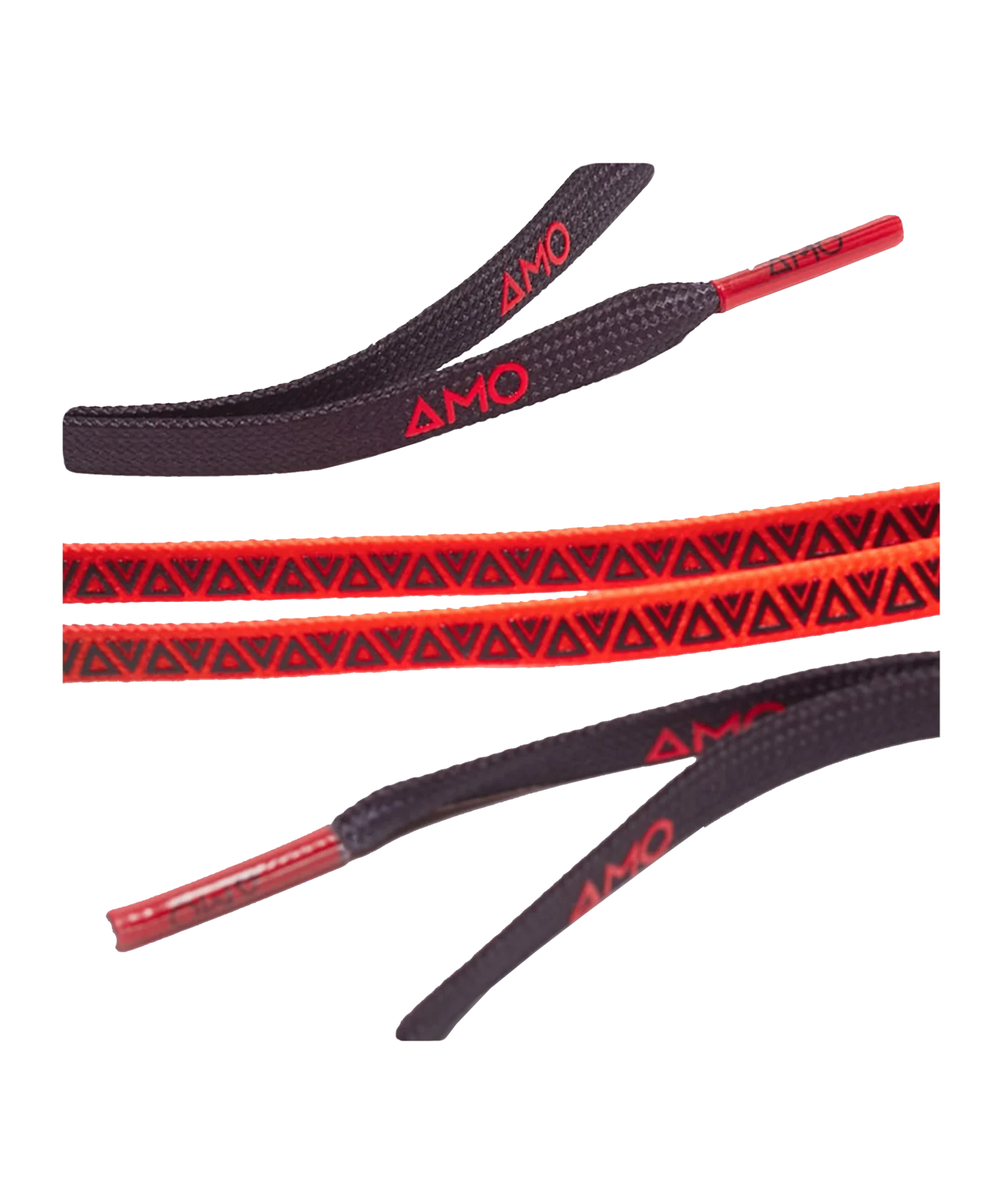 AMO 2.0 Performance Grip Lace 100cm Rot Schwarz