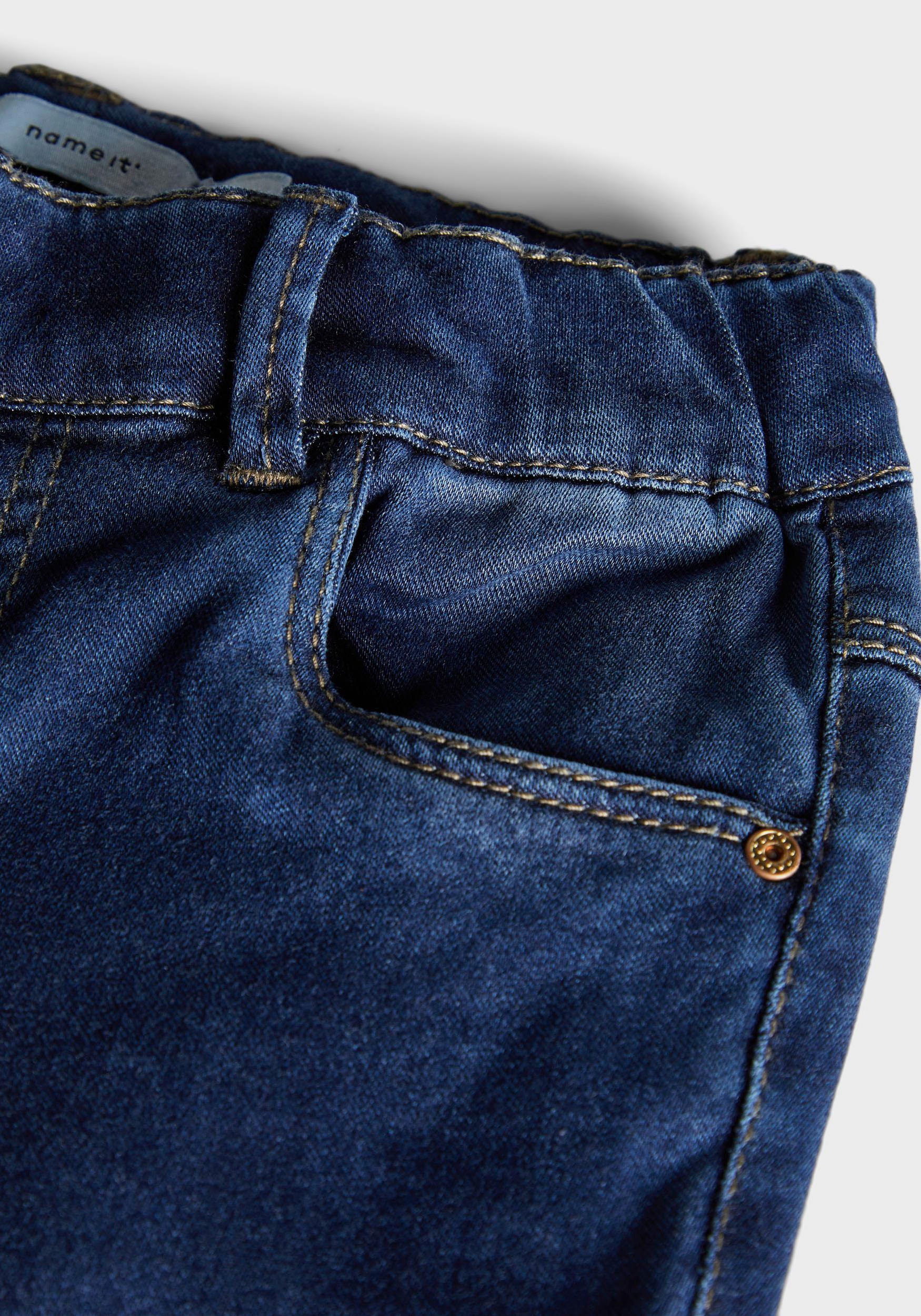 Name It Jeansjeggings »LEGGINGS – Extraeng mit hohem Komfort und Gürtelschlaufen« unifarben, casual, extraeng, Denim/Jeans