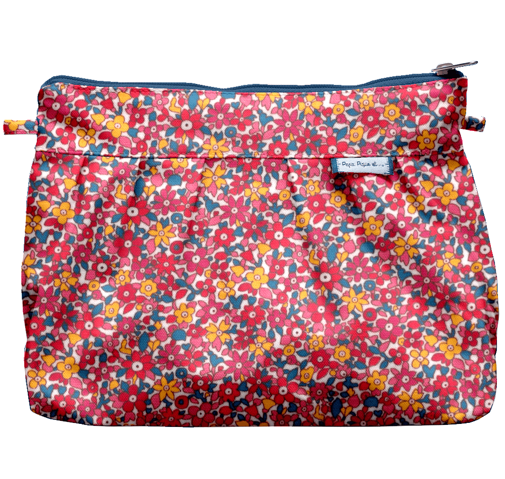 Pochette Plissée Cocktail De Fleurs